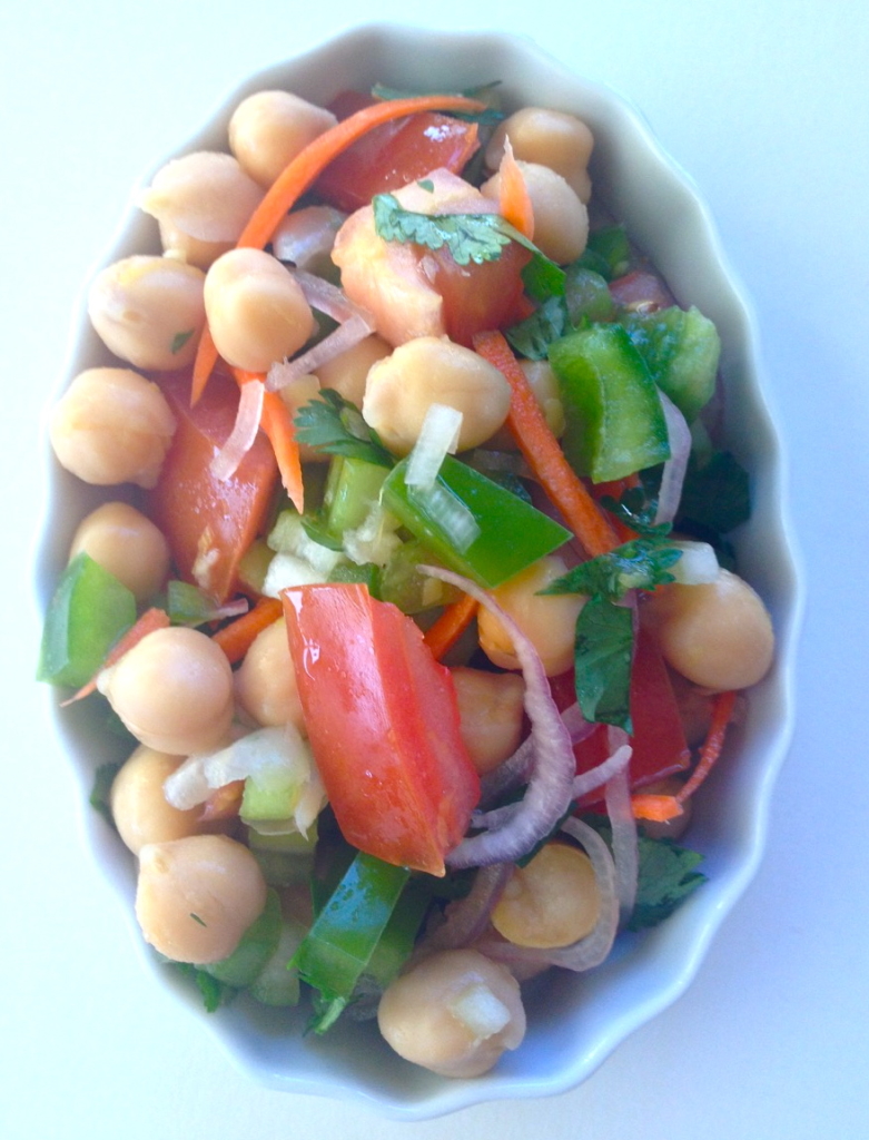 refreshing chickpea salad by . 