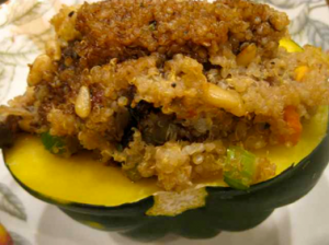 Quinoa-Stuffed Acorn Squash