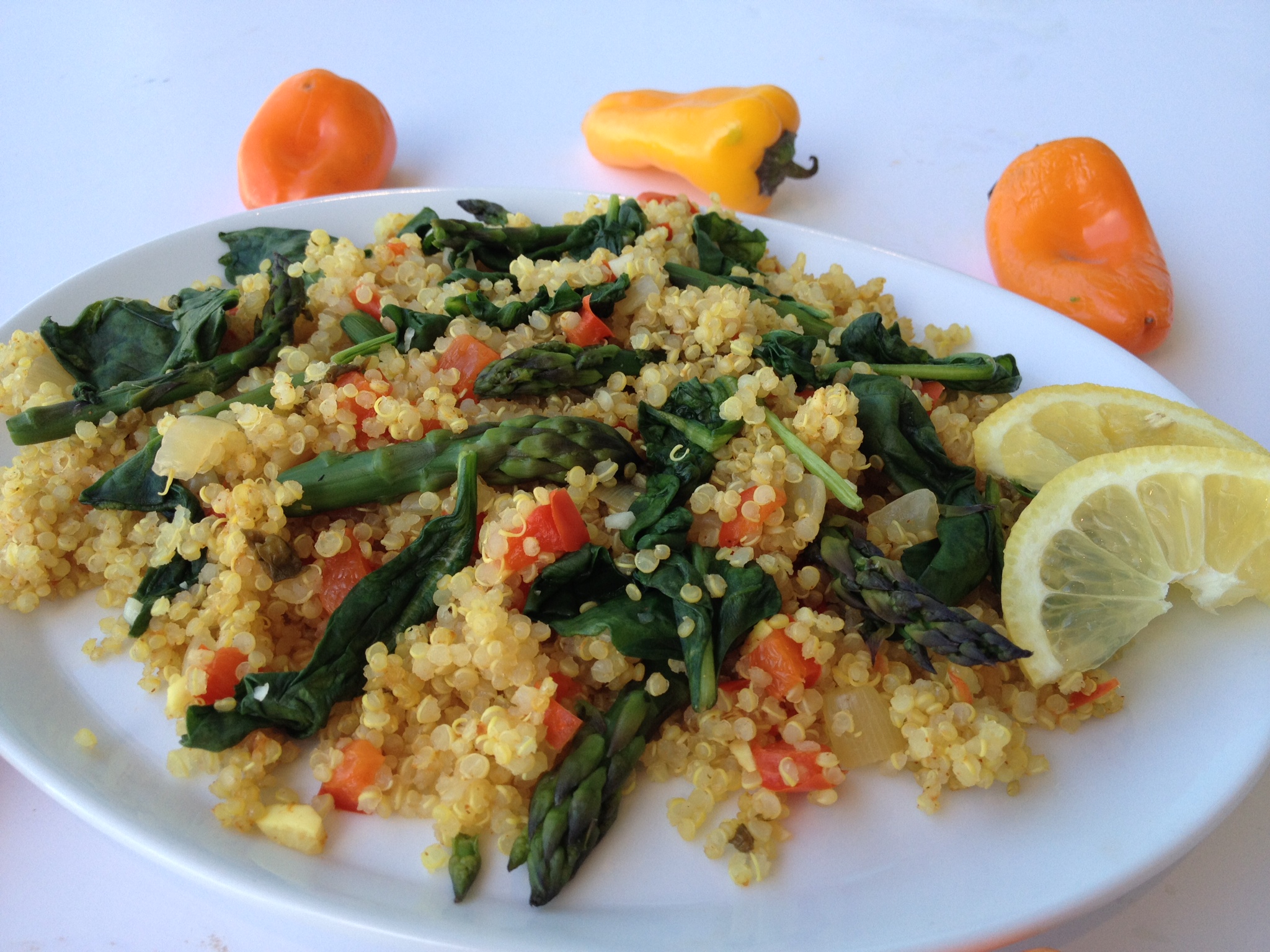 Heavenly Quinoa with Asparagus