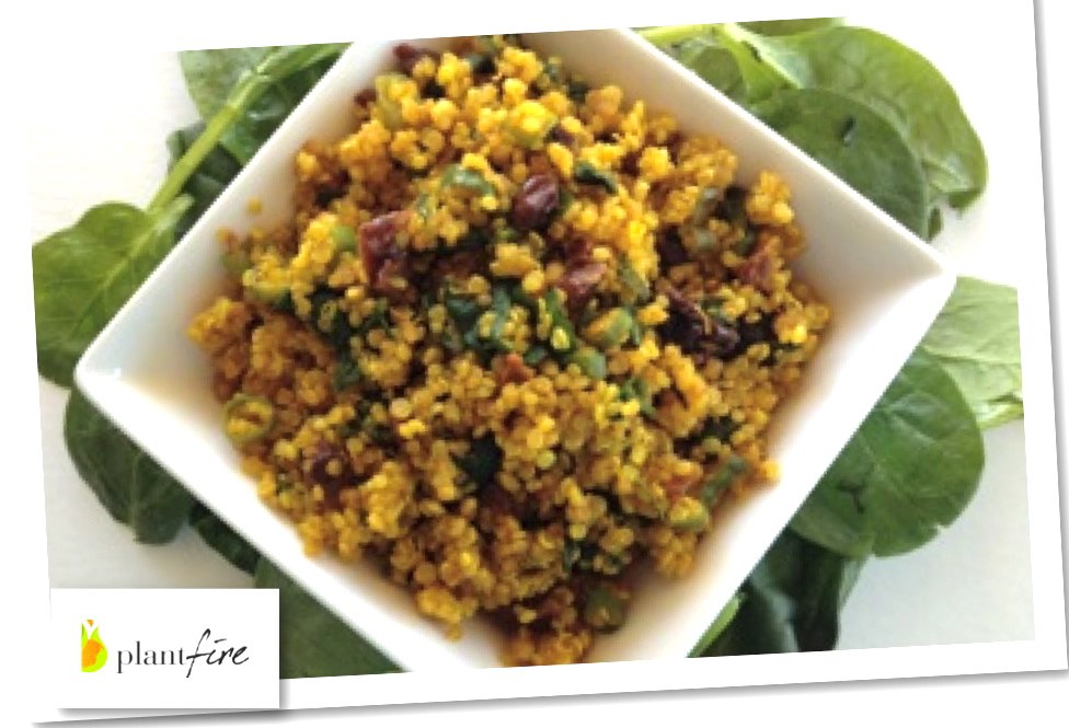 Meatless Monday – Indian Inspired Quinoa and Cherries
