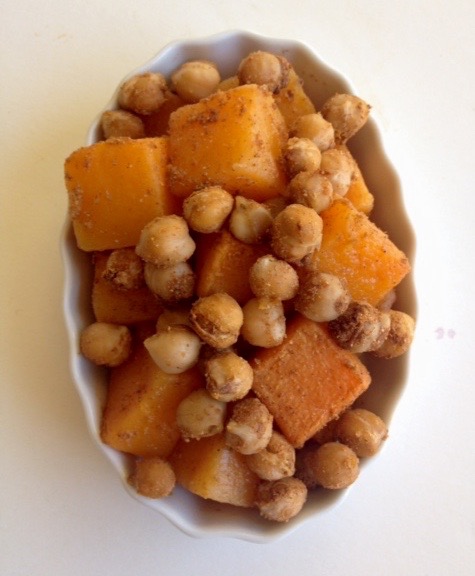 Meatless Monday – Spicy Indian Baked Butternut Squash and Chickpeas