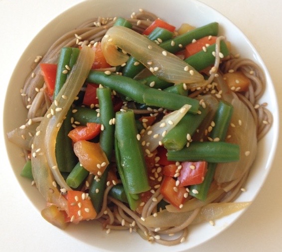 Meatless Monday – Soba Noodles with Green Beans