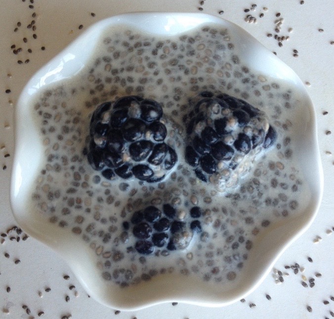 Meatless Monday – Citrus Infused Blackberry Chia Pudding