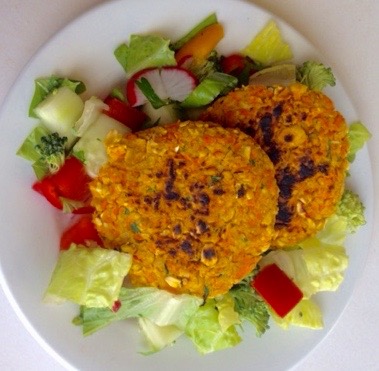 Meatless Monday- Carrot and Chickpeas Burger